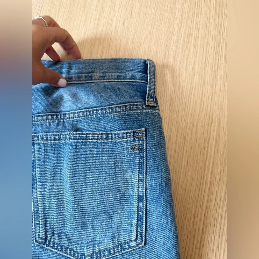 Madewell Relaxed Denim Shorts in Clintonville Wash: Split-Hem Size 27 1329 - Picture 11 of 13